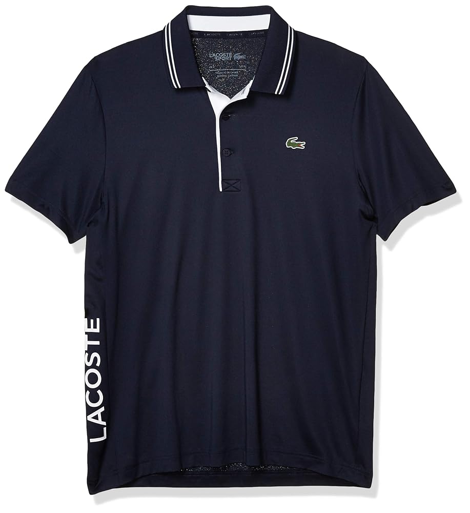★新品★　LACOSTE　GOLF　ポロシャツ　サイズ　XL LACOSTE ラコステ ゴルフ ウェア メンズ オーバルロゴワッペン